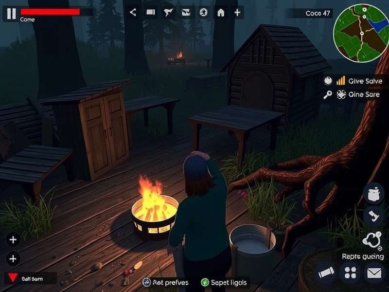 Crafting system in Swamp Survival Save